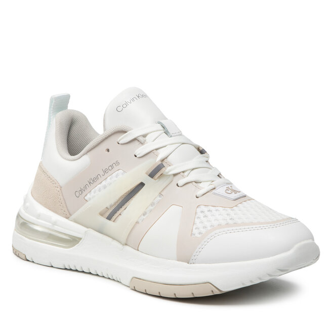 Sneakers Calvin Klein Jeans New Sporty Runner Comfair 2 YM0YM00345 Brgiht White YAF Brgiht imagine noua
