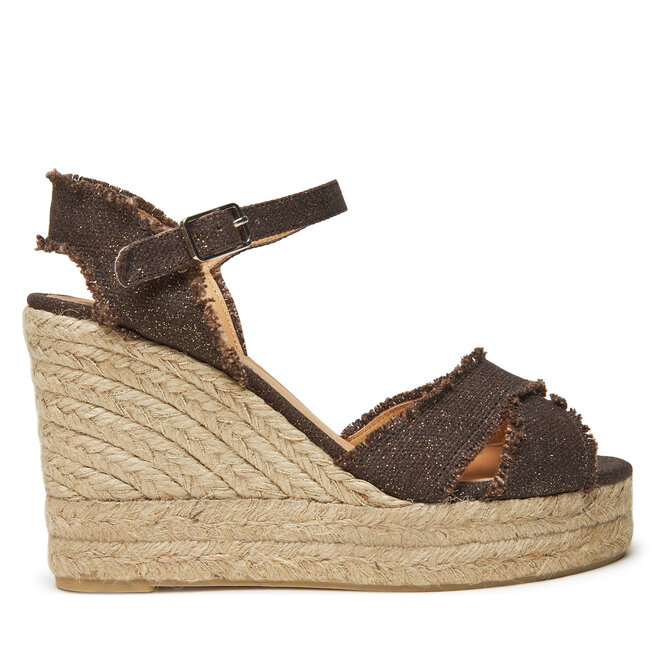 Espadryle Castañer Bromelia/8Ed/032 - Brązowy