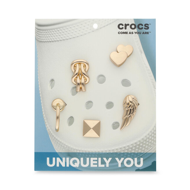Crocs Adorno para zapatos Crocs Elevated Gold Gurl 5-Pack 10009509 Mix