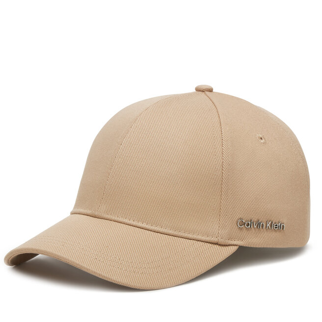 Czapka z daszkiem Calvin Klein Cotton Twill Cap - Szary