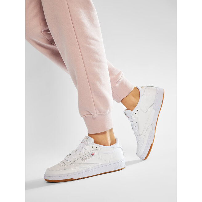 Batai Reebok Club C 85 BS7686 White/Light Grey/Gum • Www.eavalyne.lt