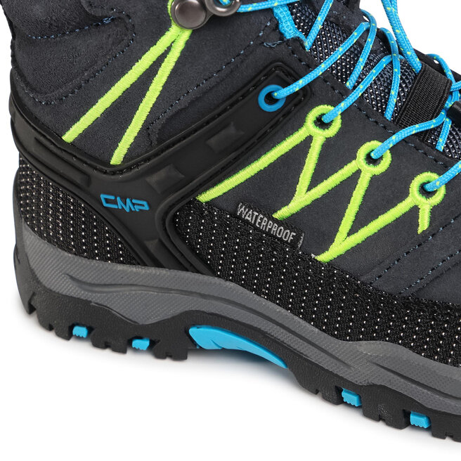 CMP Trekkings CMP Kids Rigel Mid Trekking Shoe Wp 3Q12944 Antracite/Yellow Fluo 34UF