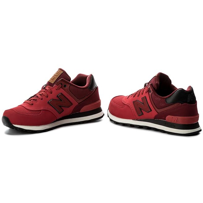 Sneakersy New Balance ML574GPE Czerwony eobuwie .pl