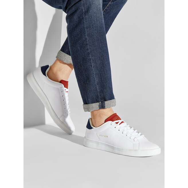 Tommy Hilfiger Sportcipő Tommy Hilfiger Retro Court Clean Cupsole FM0FM04004 White YBR