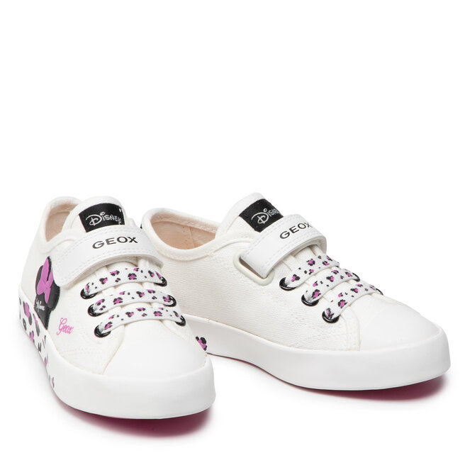 Geox Кецове Geox J Ciak G. D J2504D 00010 C0404 S White/Black