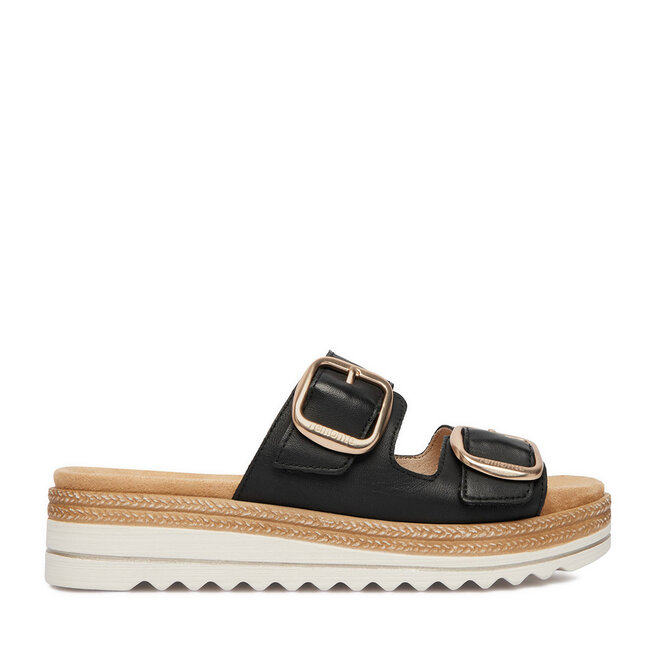 Klapki Remonte CEO-D0Q66-00 Czarny -