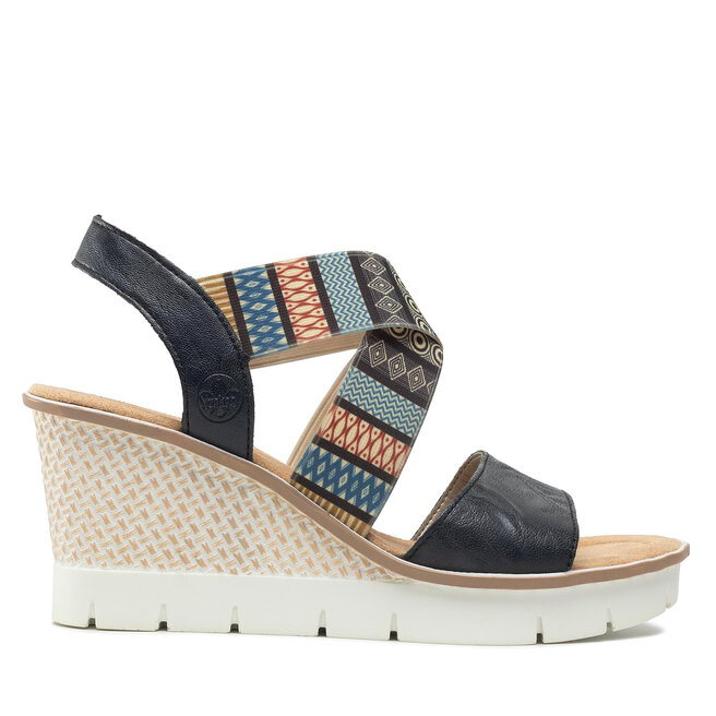 Rieker Sandalen Rieker 68518-14 Blau Kombi