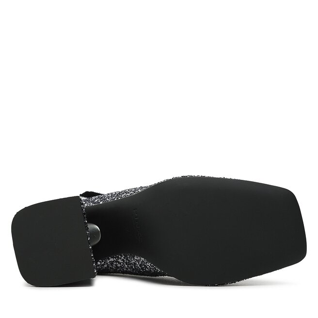 Pinko Poltopánky Pinko Claudie Mary Jane PE 23 BLKS1 100862 A0O4 Gun Metal ZZI