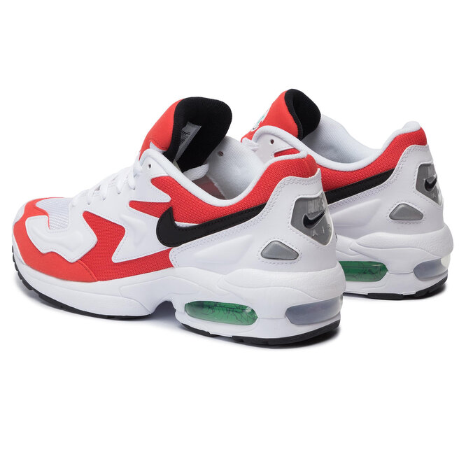 Nike Skor Nike Air Max2 Light AO1741 101 White/Black/Habanero Red