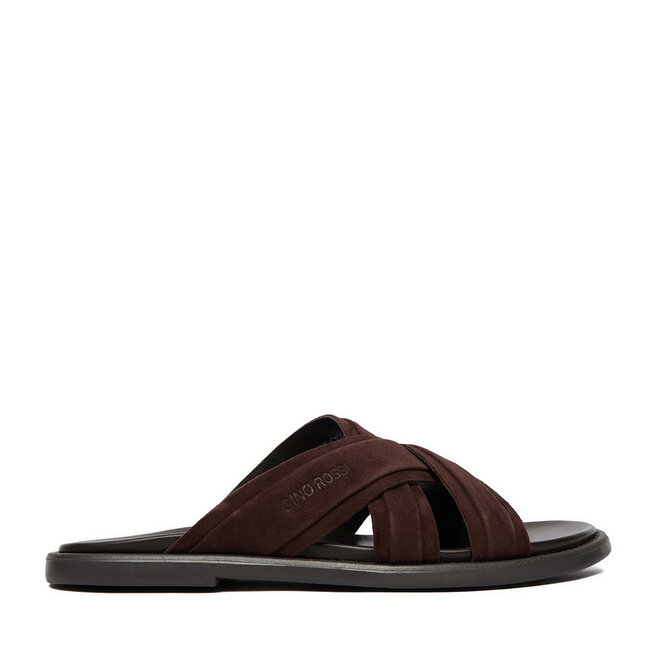 Klapki GINO ROSSI CEO-MARCELLO-11 MB Brązowy -