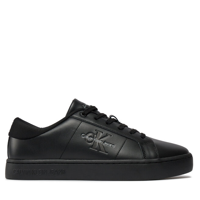 Sneakersy Calvin Klein Jeans Classic Cupsole Low Laceup Lth - Czarny