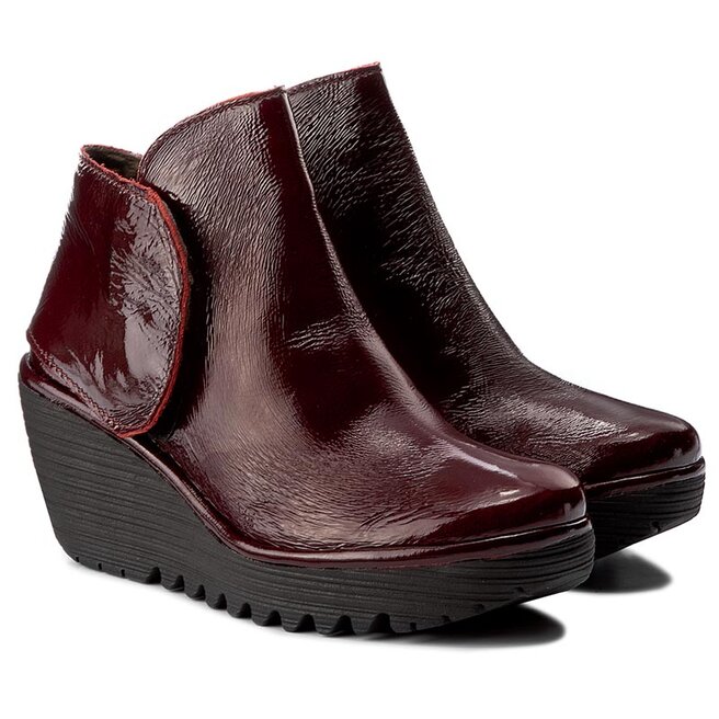 Botines Fly London Yogi P500046068 Cordoba Red zapatos.es