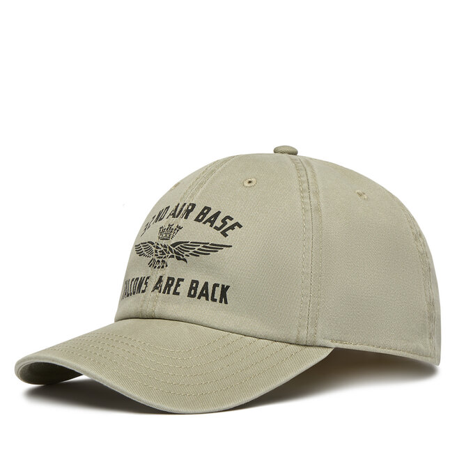 Czapka z daszkiem Aeronautica Militare 261HA1252UCT02476 Zielony jasny -