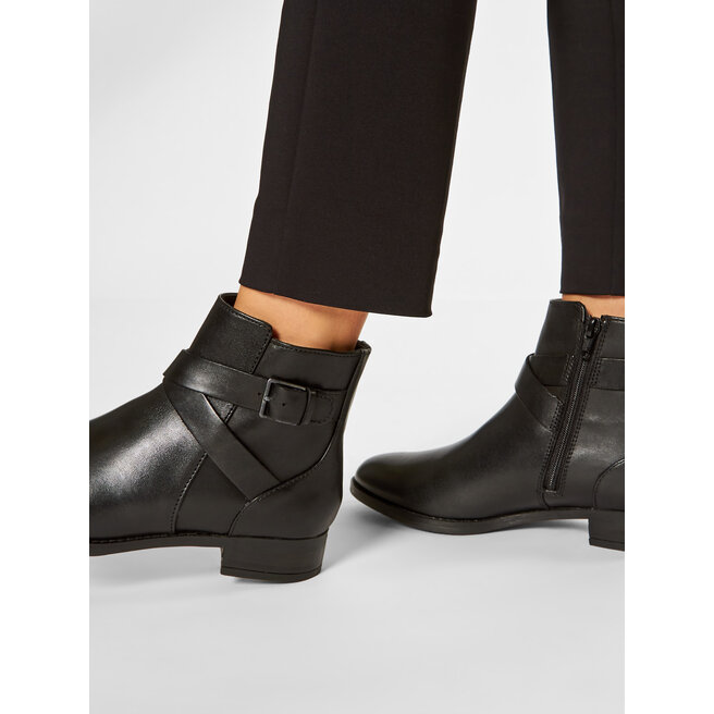 Clarks Bokacsizma Clarks Hamble Buckle 261510084 Black Leather