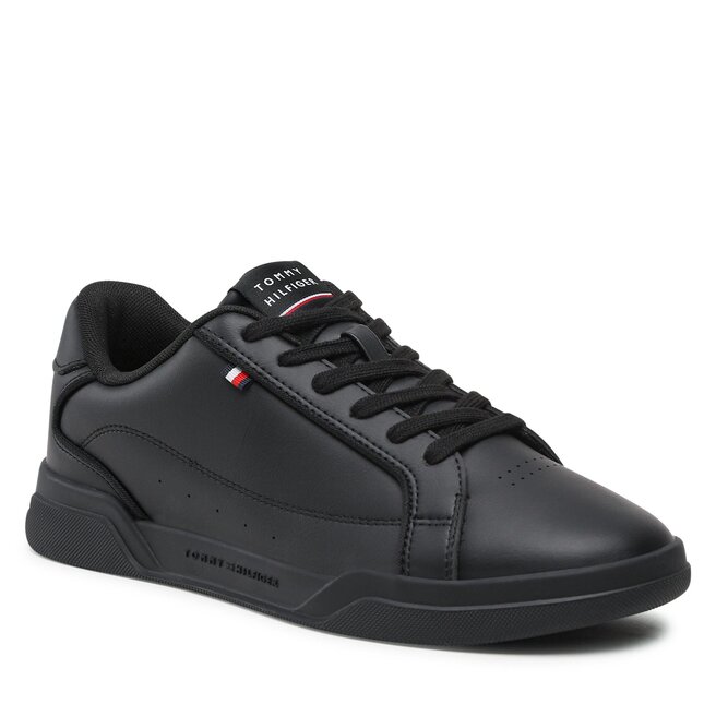 Sneakers Tommy Hilfiger Lo Cup Leather FM0FM04429 Black BDS BDS imagine noua