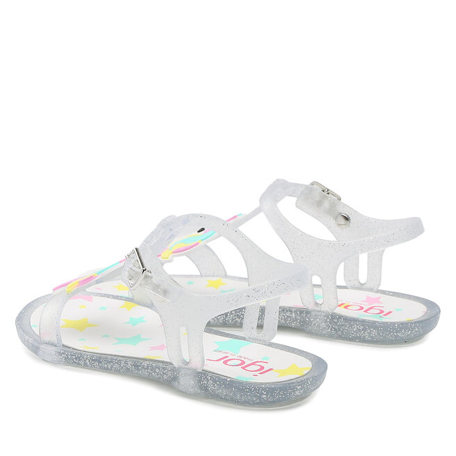 Sandalen Igor Tricia Unicornio S10274 091 Tr. Transparente Glitter
