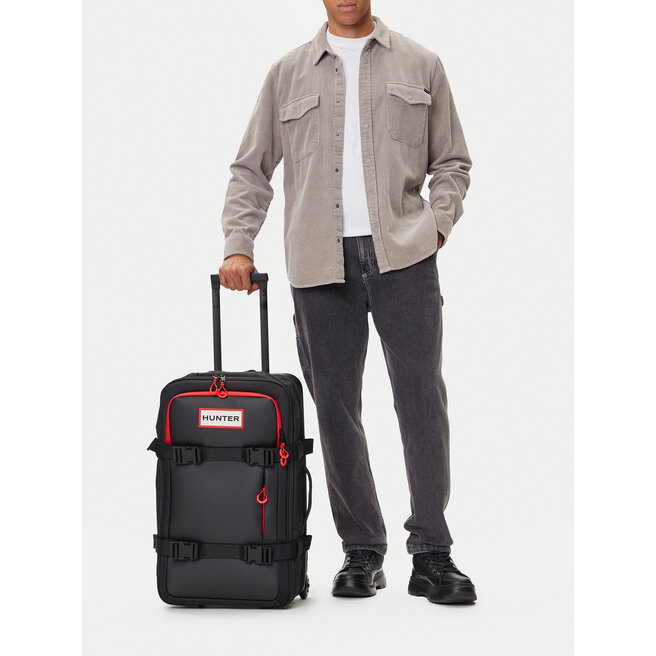 Walizka średnia Hunter HTR-WAL-004-M Czarny -