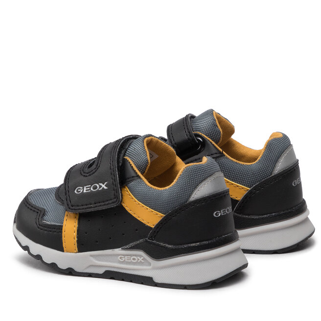 Geox Сникърси Geox B Pyrip B. B B264YB 054FU C9241 M Black/Dk Yellow