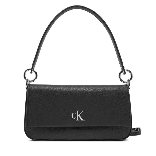 Torebka Calvin Klein Jeans Minimal Monogram Shoulder Pouch - Czarny