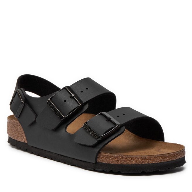 Sanda y Birkenstock Milano 034793 Schwarz eobuwie .pl