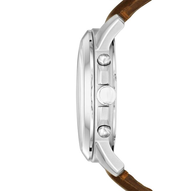 Fossil Ceas Fossil Grant FS4735 Dark Brown/Silver/Steel