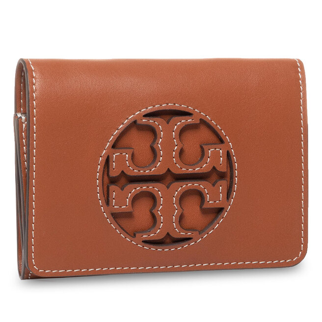 Tory burch online aged camello wallet