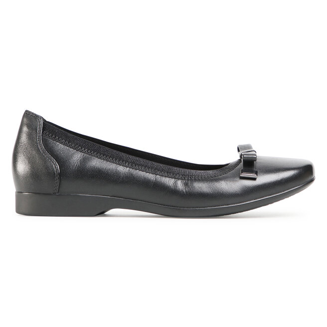Clarks Balerini Clarks Un Darcey Bow 261515194 Black Leather