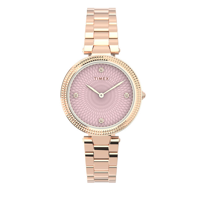 Ρολόι Timex City TW2V24300 Rose Gold/Rose Gold
