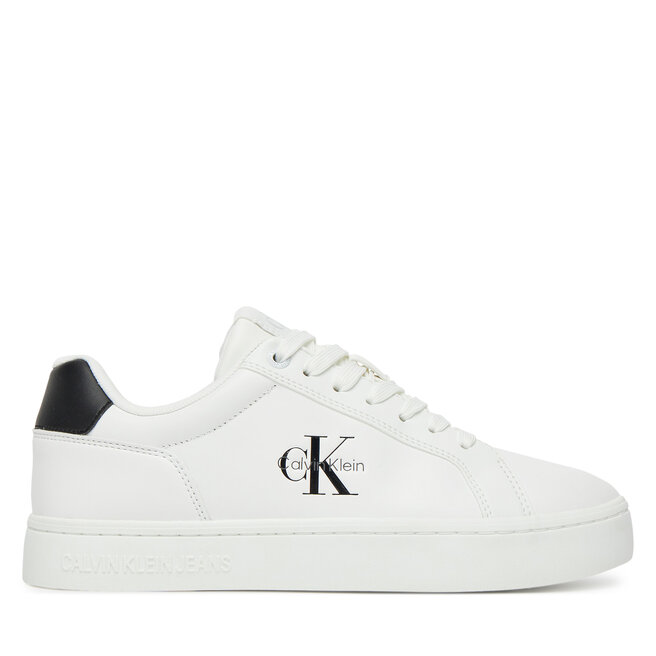 Sneakersy Calvin Klein Jeans Classic Cupsole Mono Lth Wn - Biały