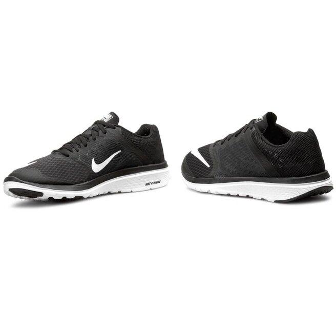Nike fs lite run sales 3 womens black and white