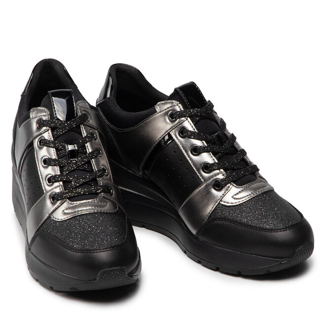 Laisvalaikio batai Geox D Zosma C D168LC 085QD C9999 Black • Www.eavalyne.lt