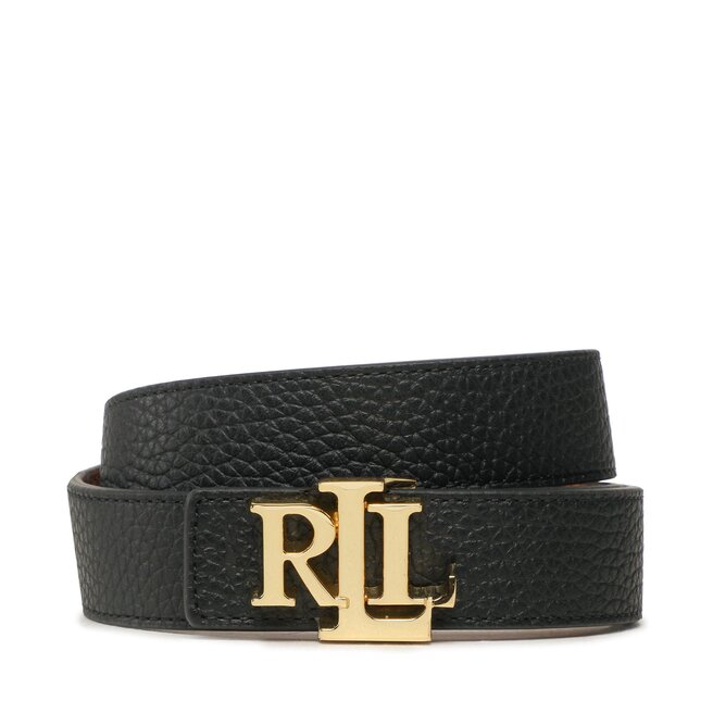 Lauren Ralph Lauren Női öv Lauren Ralph Lauren 412912039001 Black/Lauren Tan