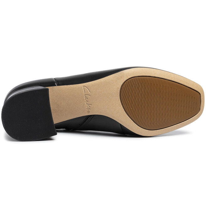 Clarks Bokacsizma Clarks Sheer Flora 261440764 Black Leather