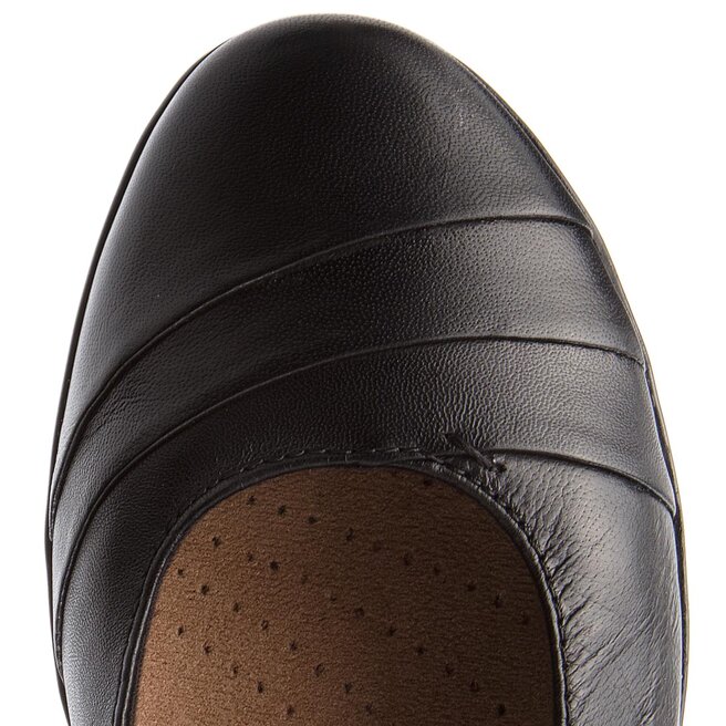 Halbschuhe Clarks Everlay Kennon 261208584 Black Leather eschuhe