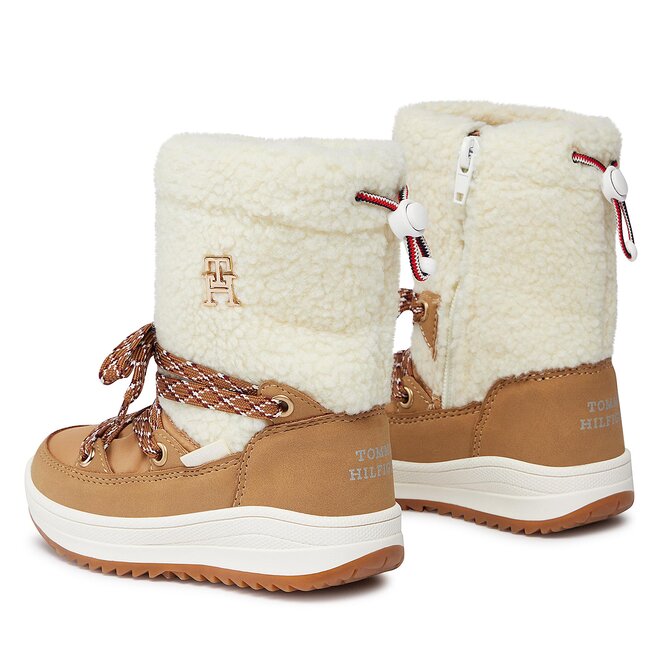 Tommy Hilfiger Cizme de zăpadă Tommy Hilfiger T3A6-33066-1629524 M Camel 524