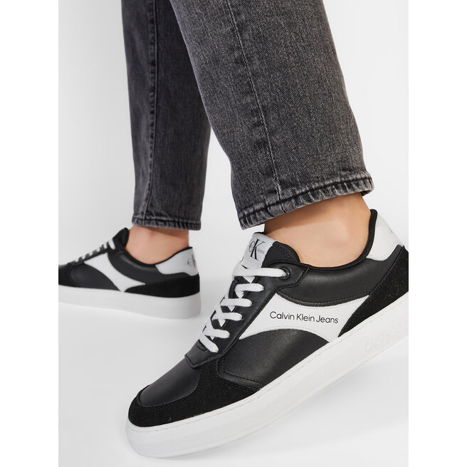 Calvin Klein Jeans Sneakers Calvin Klein Jeans Casual Cupsole Laceup Low Su-Lth YM0YM00494 Black BDS