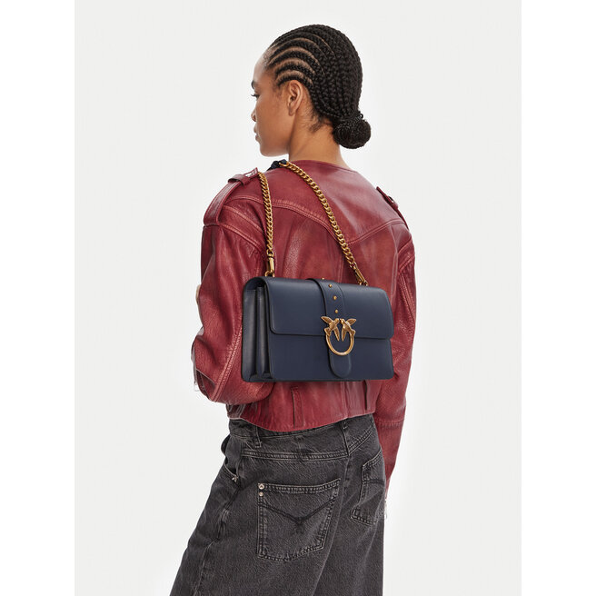 Torebka PINKO Love One Classic ST.CL Al 25-26 PLTT 105857 A0F1 Granatowy -