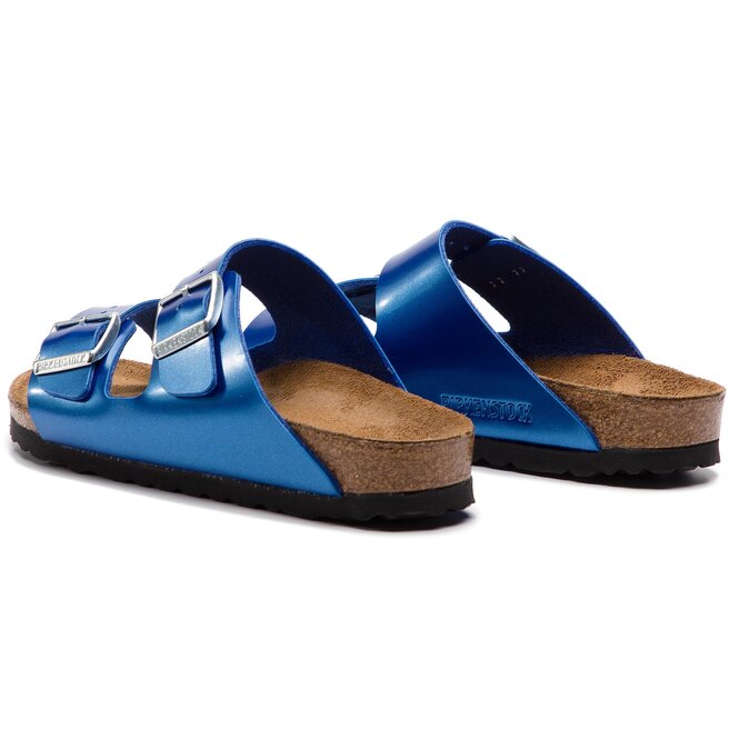 Birkenstock arizona electric sale metallic ocean