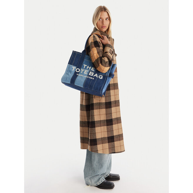 Torebka Marc Jacobs The Denim Large Tote Bag H018M06FA21 Niebieski -