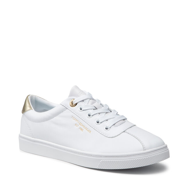 Tommy Hilfiger Sneakers Tommy Hilfiger Court Leather Sneaker FW0FW05795 White YBR