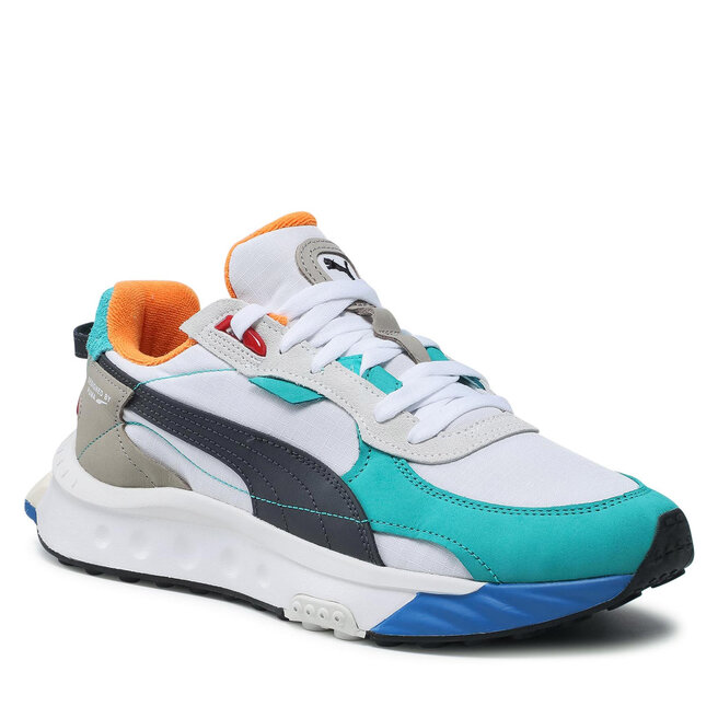 puma wild rider layers white