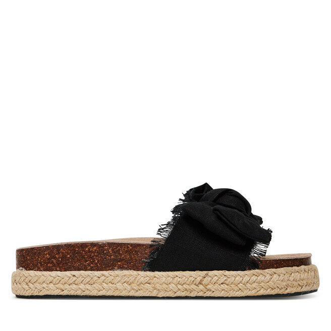 Espadryle DeeZee 92529 Czarny - kobiece