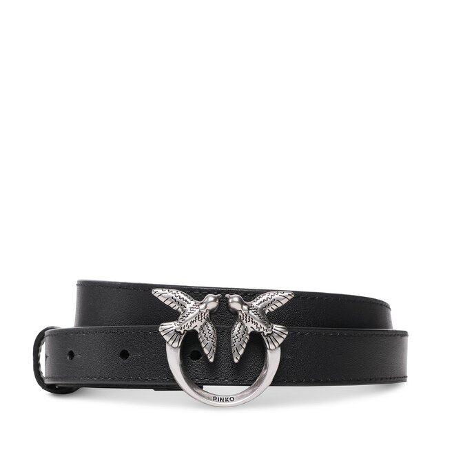 Pinko Damengürtel Pinko Love Berry H2 Belt PE 23 PLT01 100143 A0F1 Black Z99O