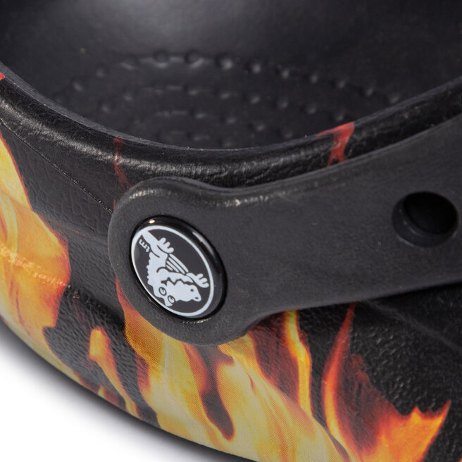 Crocs Șlapi Crocs Bistro Graphic Clog 204044 Black