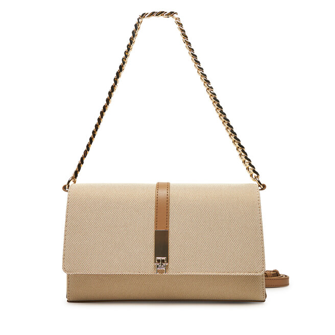 Torebka Tommy Hilfiger Heritage Conv Crossover Canv - Beżowy