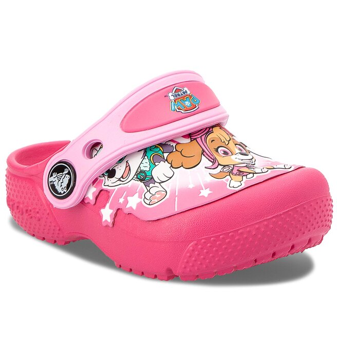 Pink paw patrol hotsell crocs