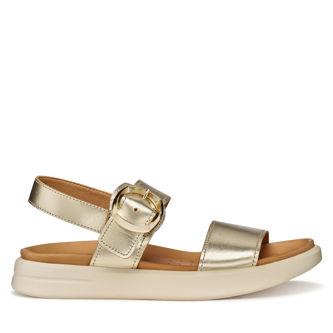 Sandały Geox D Xand 2S D65PAA 000CF C2012 Złoty - kobiece