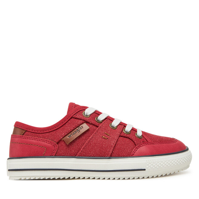 Sneakersy Wrangler COOTER C LOW JR - Czerwony