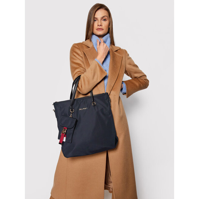 Sac à main Tommy Hilfiger Relaxed Tommy Tote Corp AW0AW10762 DW5 |  fr.eschuhe.ch