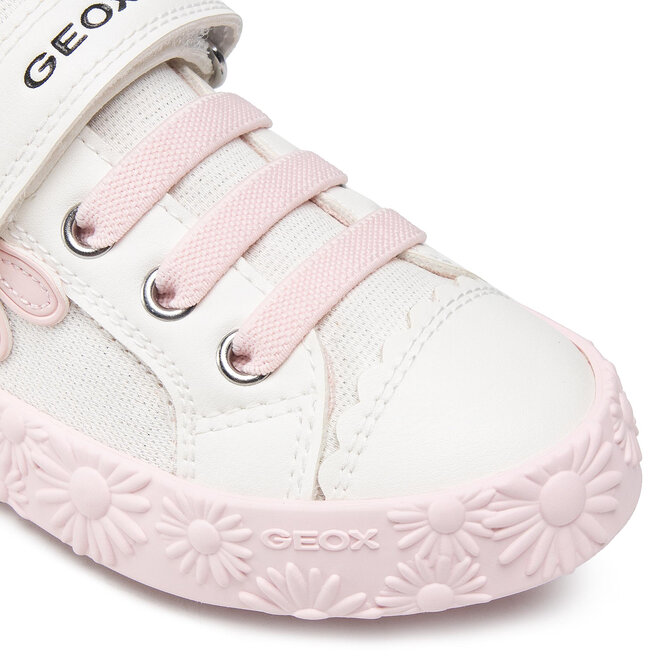 Geox Сникърси Geox J Ciak G. C J2504C 00954 C1Z8W S White/Lt Rose